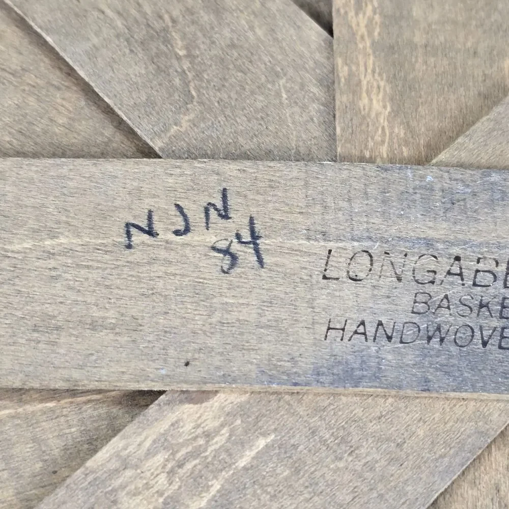 Longaberger 1984 Signed Large 10
